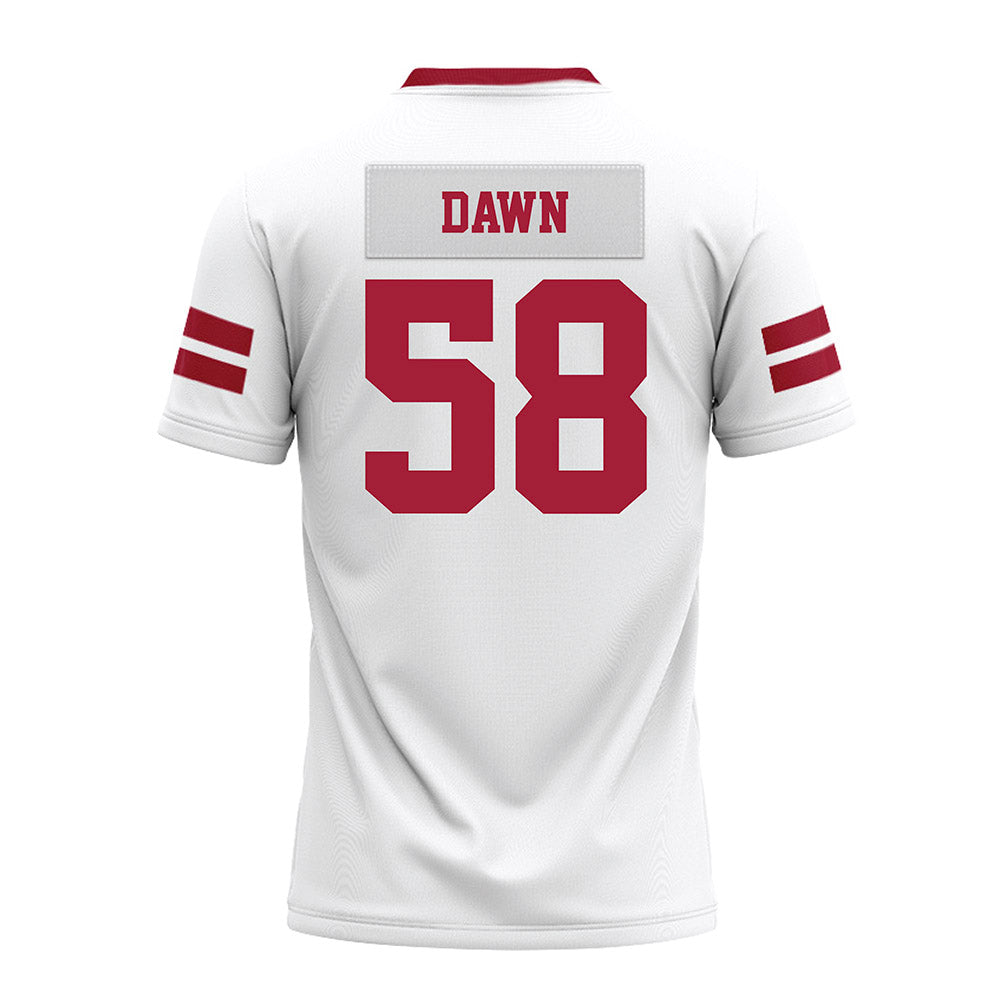 Arkansas - NCAA Football : Timothy Dawn - White Premium Football Jersey-1