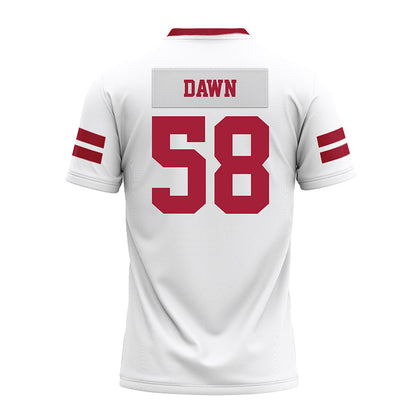 Arkansas - NCAA Football : Timothy Dawn - White Premium Football Jersey-1