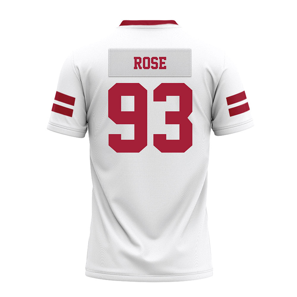 Arkansas - NCAA Football : Keivie Rose - White Premium Football Jersey-1