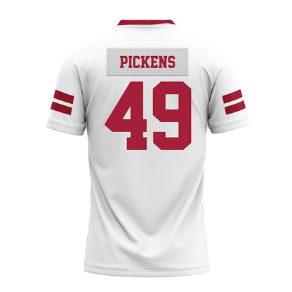 Arkansas - NCAA Football : John Paul Pickens - White Premium Football Jersey-1