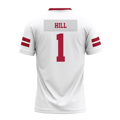 Arkansas - NCAA Football : Rodney Hill - White Premium Football Jersey-1