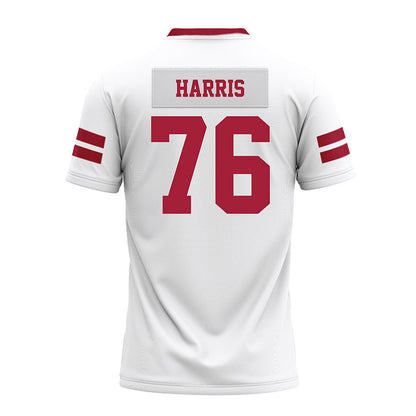 Arkansas - NCAA Football : E'Marion Harris - White Premium Football Jersey-1