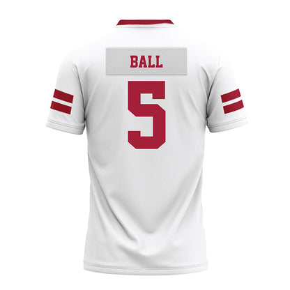 Arkansas - NCAA Football : Cameron Ball - White Premium Football Jersey-1