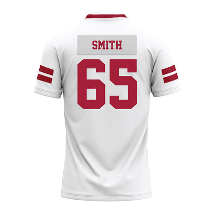Arkansas - NCAA Football : Aaron Smith - White Premium Football Jersey-1