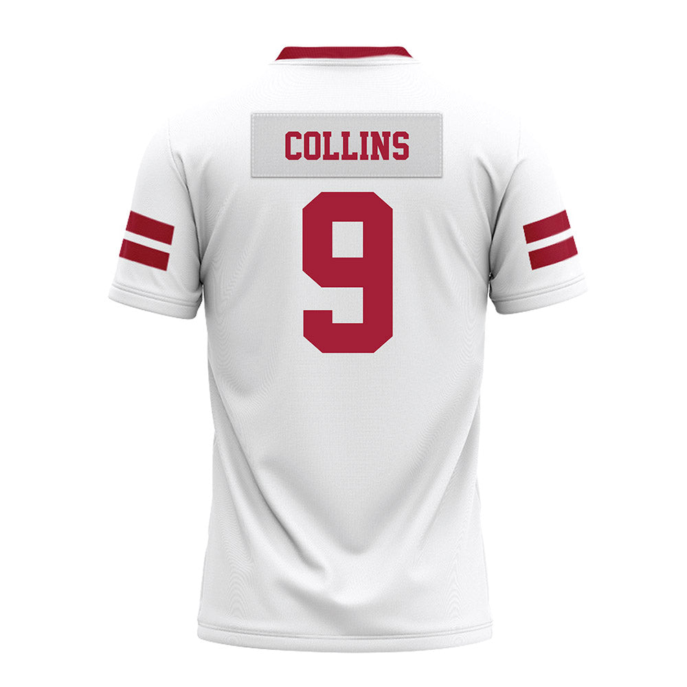 Arkansas - NCAA Football : Charleston Collins - White Premium Football Jersey-1