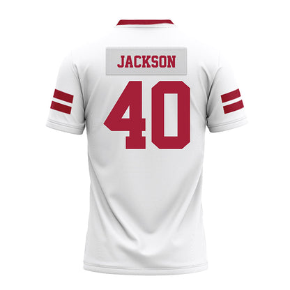 Arkansas - NCAA Football : Landon Jackson - White Premium Football Jersey-1