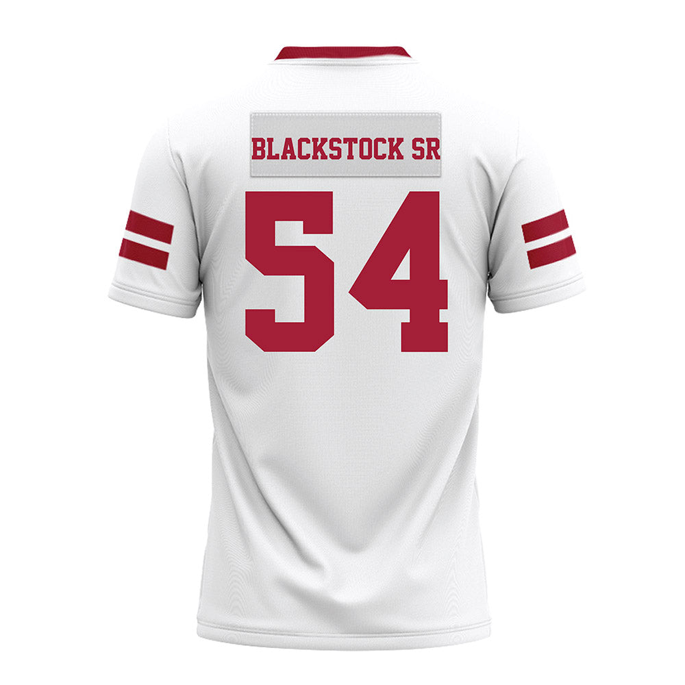 Arkansas - NCAA Football : Keyshawn Blackstock Sr - White Premium Football Jersey-1