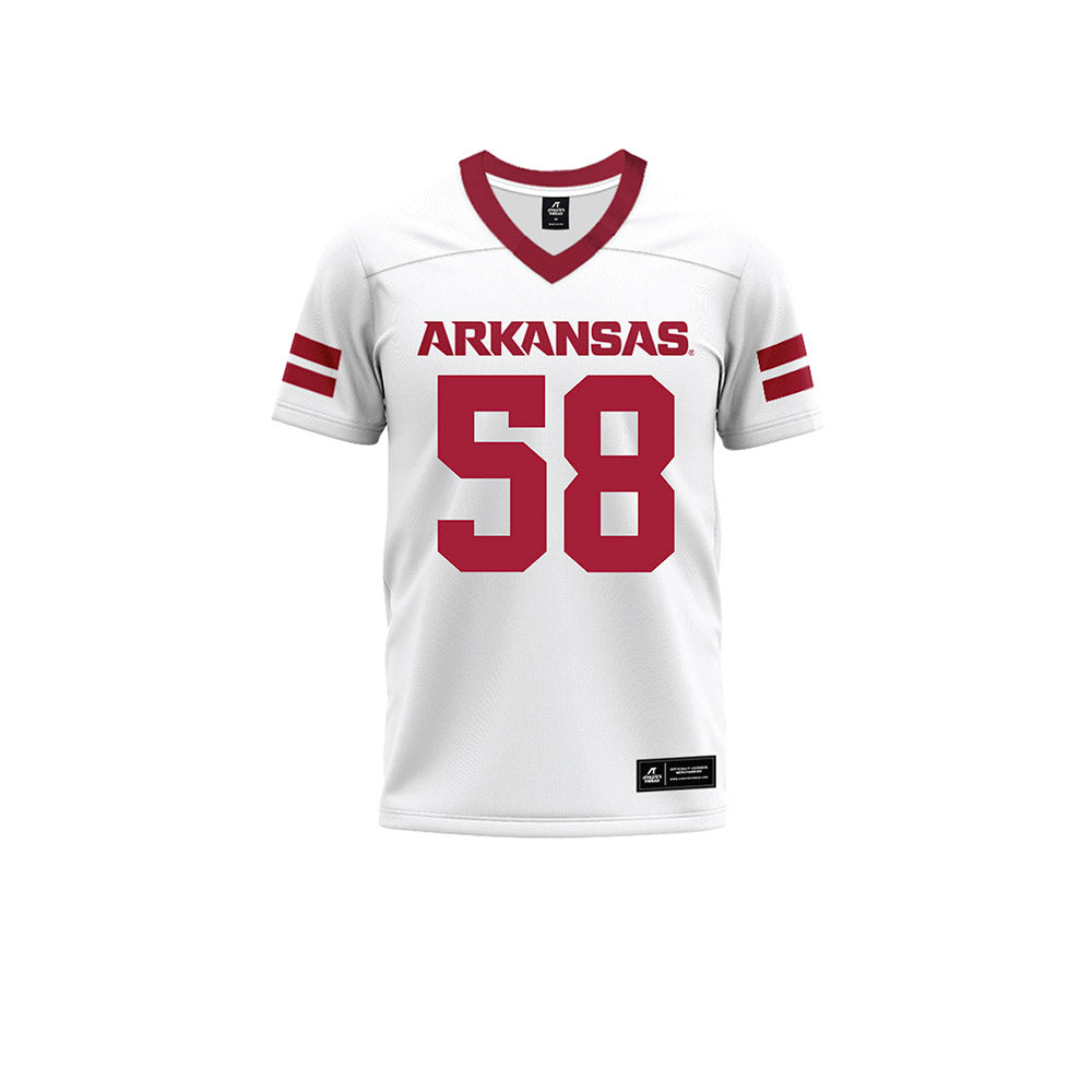 Arkansas - NCAA Football : Timothy Dawn - White Premium Football Jersey-0