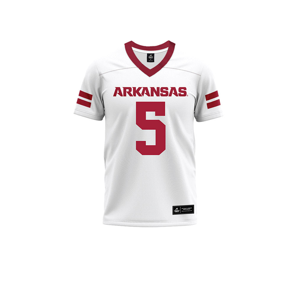 Arkansas - NCAA Football : Cameron Ball - White Premium Football Jersey-0