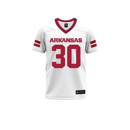 Arkansas - NCAA Football : Ashton Ngo - White Premium Football Jersey-0