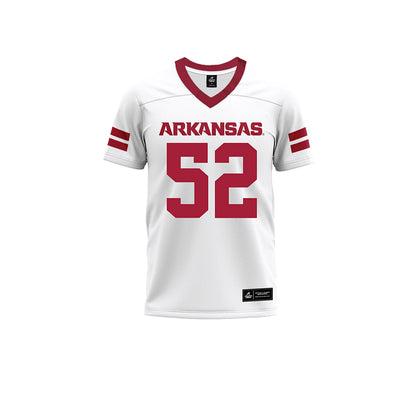 Arkansas - NCAA Football : Donovan Whitten - White Premium Football Jersey-0