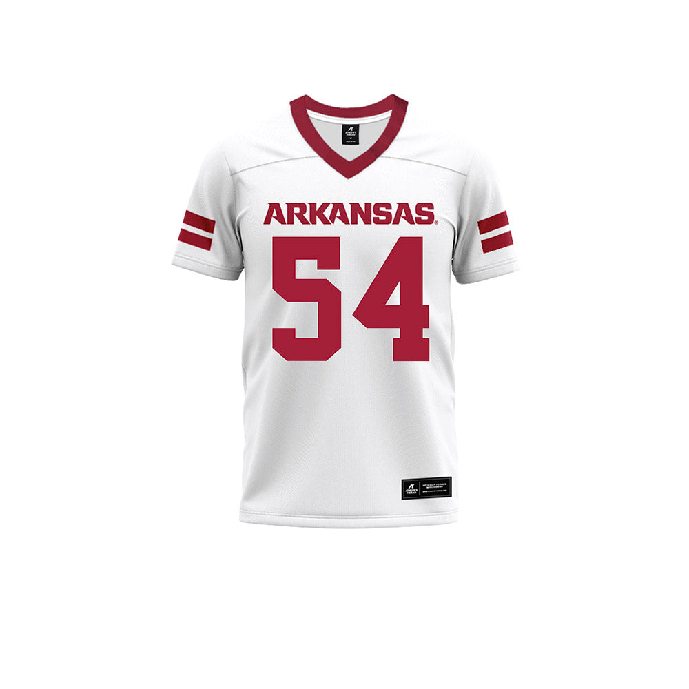 Arkansas - NCAA Football : Keyshawn Blackstock Sr - White Premium Football Jersey-0