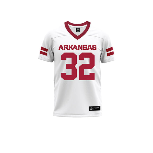 Arkansas - NCAA Football : Landon Phipps - White Premium Football Jersey-0