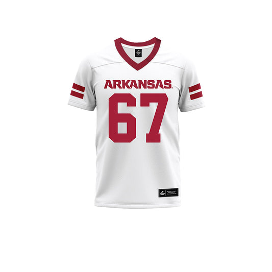 Arkansas - NCAA Football : Josh Street - White Premium Football Jersey-0