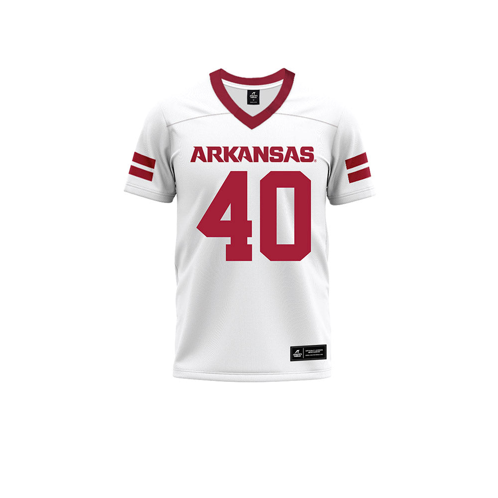 Arkansas - NCAA Football : Landon Jackson - White Premium Football Jersey-0