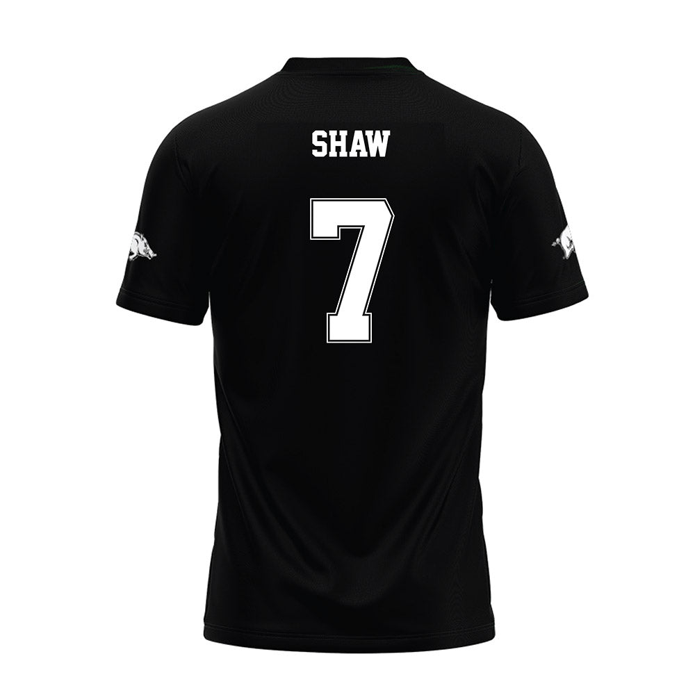 Arkansas - NCAA Football : Bradley Shaw - Black Premium Football Jersey-1