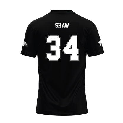 Arkansas - NCAA Football : Jabrae Shaw - Black Premium Football Jersey-1