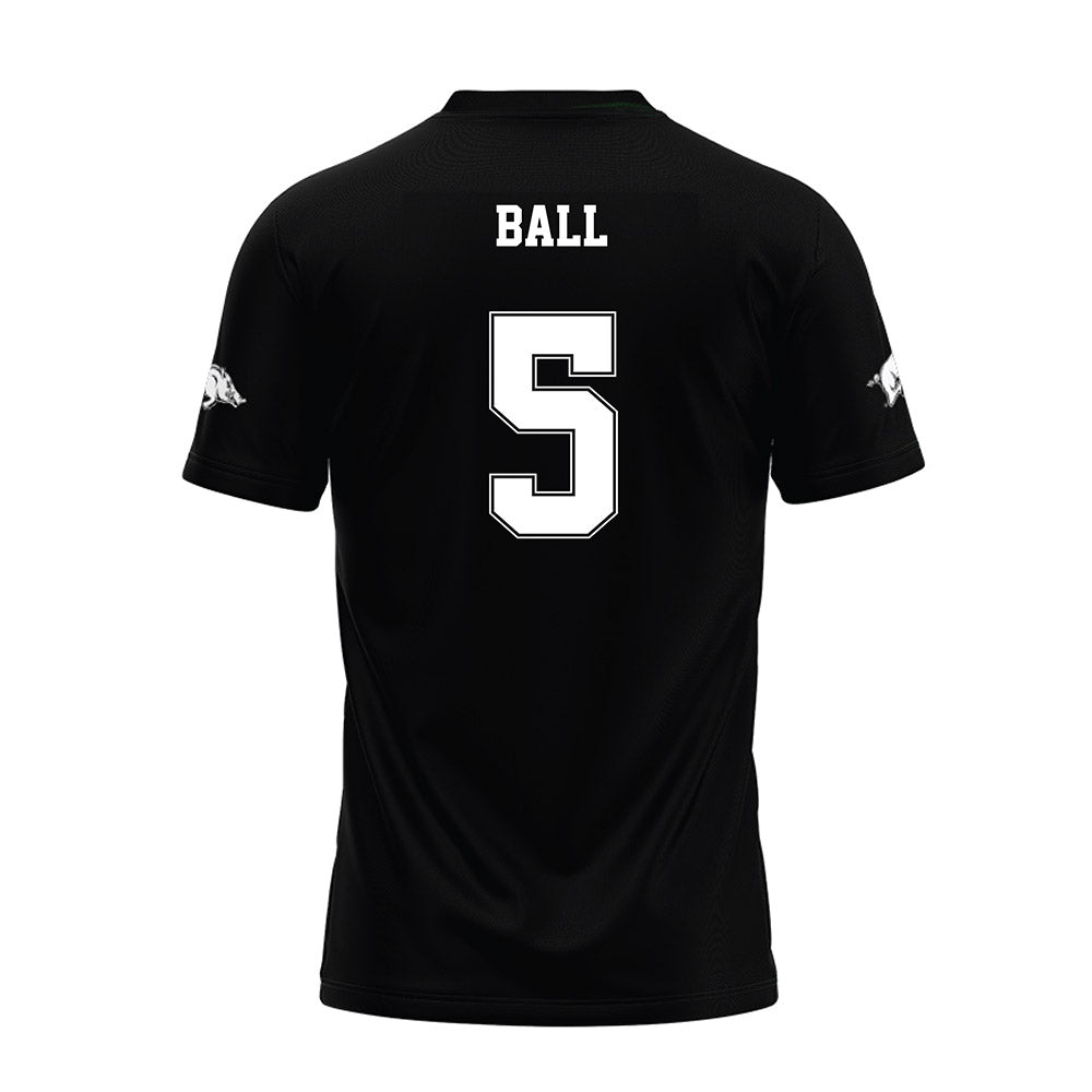 Arkansas - NCAA Football : Cameron Ball - Black Premium Football Jersey