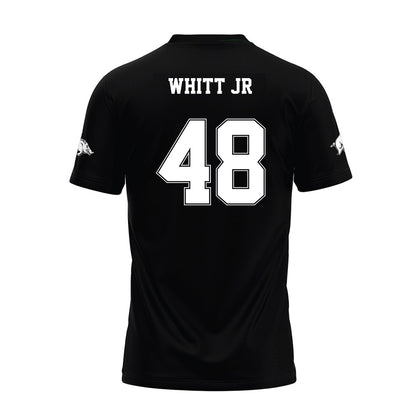 Arkansas - NCAA Football : Joseph Whitt Jr - Black Premium Football Jersey