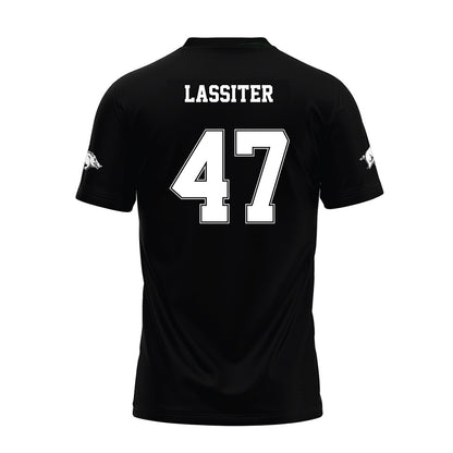 Arkansas - NCAA Football : Maddox Lassiter - Black Premium Football Jersey