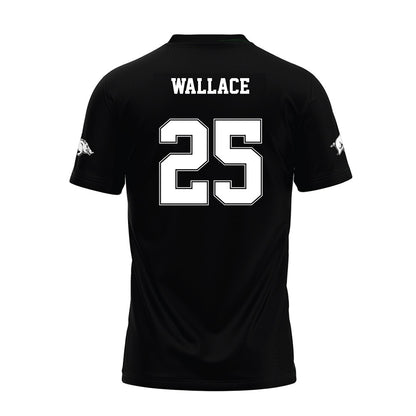 Arkansas - NCAA Football : Tavion Wallace - Black Premium Football Jersey-1