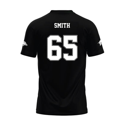 Arkansas - NCAA Football : Aaron Smith - Black Premium Football Jersey