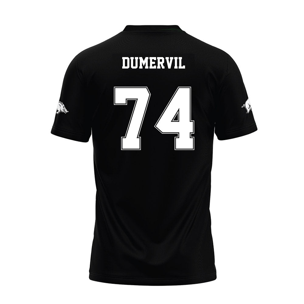 Arkansas - NCAA Football : Marcus Dumervil - Black Premium Football Jersey-1