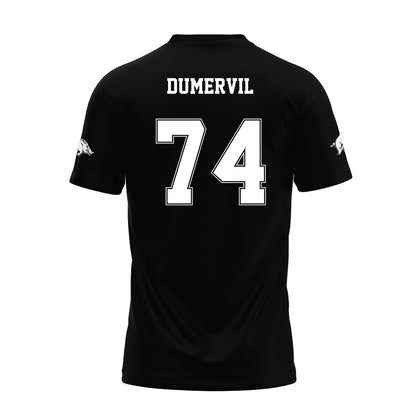 Arkansas - NCAA Football : Marcus Dumervil - Black Premium Football Jersey-1
