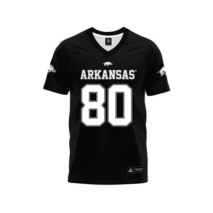 Arkansas - NCAA Football : Shamar Easter - Black Premium Football Jersey