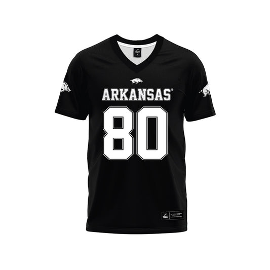 Arkansas - NCAA Football : Scott Starzyk - Black Premium Football Jersey-0