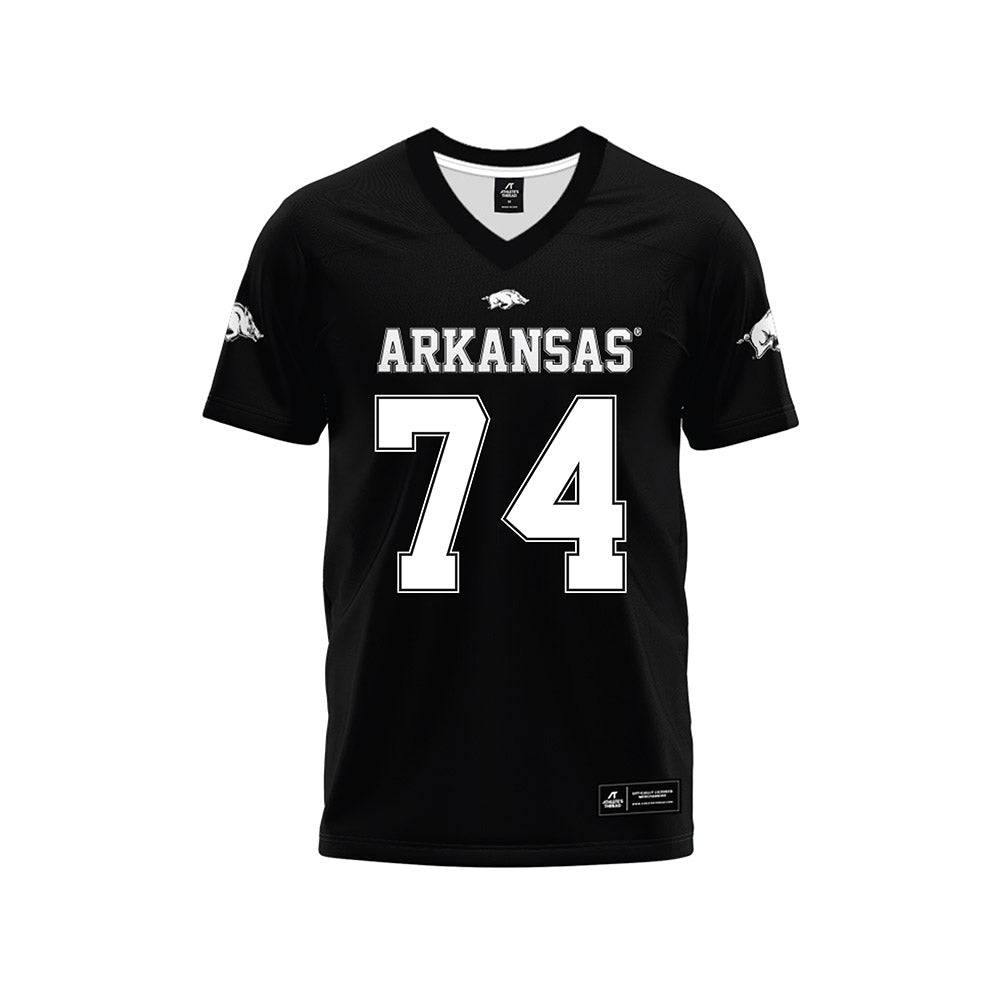 Arkansas - NCAA Football : Marcus Dumervil - Black Premium Football Jersey-0