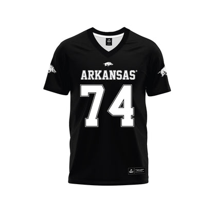 Arkansas - NCAA Football : Marcus Dumervil - Black Premium Football Jersey-0