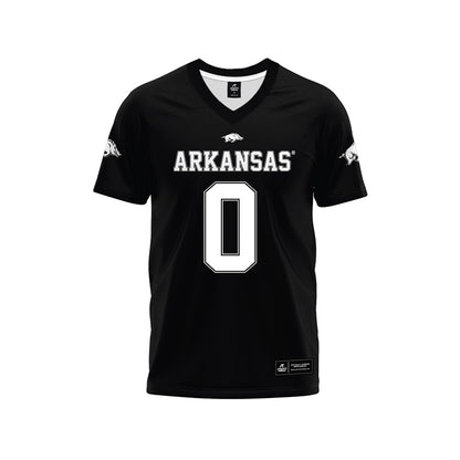 Arkansas - NCAA Football : Justus Boone - Black Premium Football Jersey-0