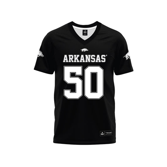 Arkansas - NCAA Football : Kobe Branham - Black Premium Football Jersey