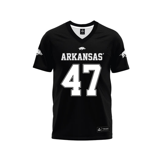 Arkansas - NCAA Football : Braylon Watson - Black Premium Football Jersey