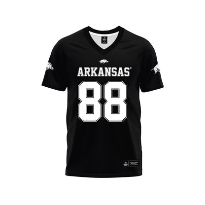Arkansas - NCAA Football : Danny Saili - Black Premium Football Jersey-0