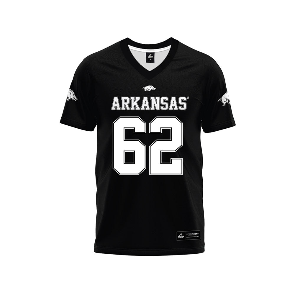 Arkansas - NCAA Football : Alex Johnson - Black Premium Football Jersey