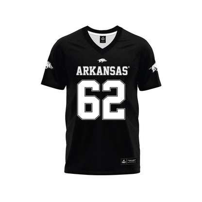 Arkansas - NCAA Football : Alex Johnson - Black Premium Football Jersey