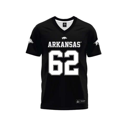 Arkansas - NCAA Football : Alex Johnson - Black Premium Football Jersey