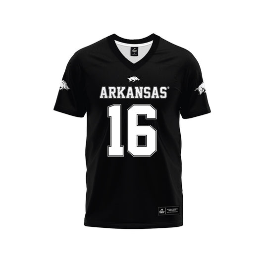 Arkansas - NCAA Football : Miguel Mitchell - Black Premium Football Jersey-0