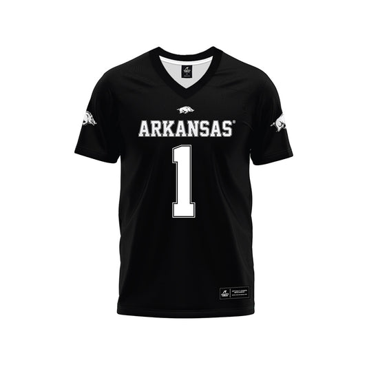 Arkansas - NCAA Football : Phillip Lee - Black Premium Football Jersey-0