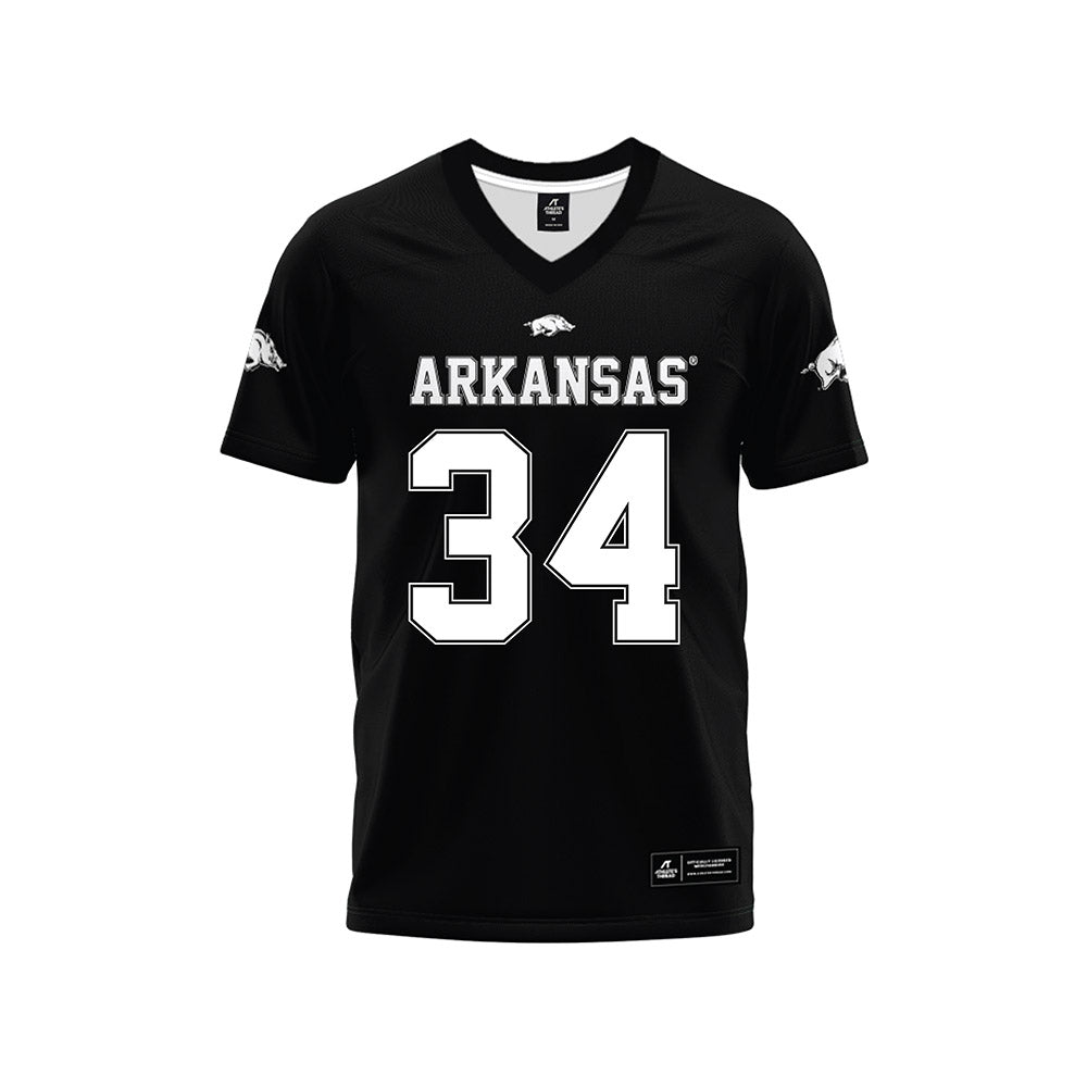 Arkansas - NCAA Football : Jabrae Shaw - Black Premium Football Jersey-0