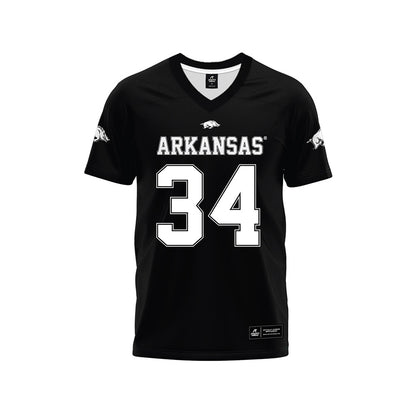 Arkansas - NCAA Football : Jabrae Shaw - Black Premium Football Jersey-0