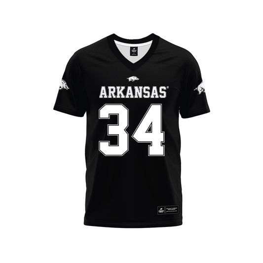 Arkansas - NCAA Football : Jabrae Shaw - Black Premium Football Jersey-0