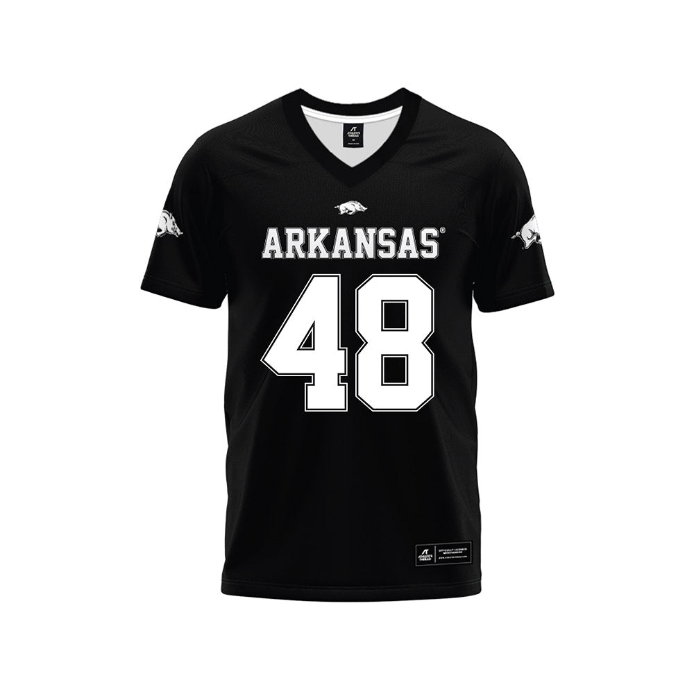 Arkansas - NCAA Football : Joseph Whitt Jr - Black Premium Football Jersey