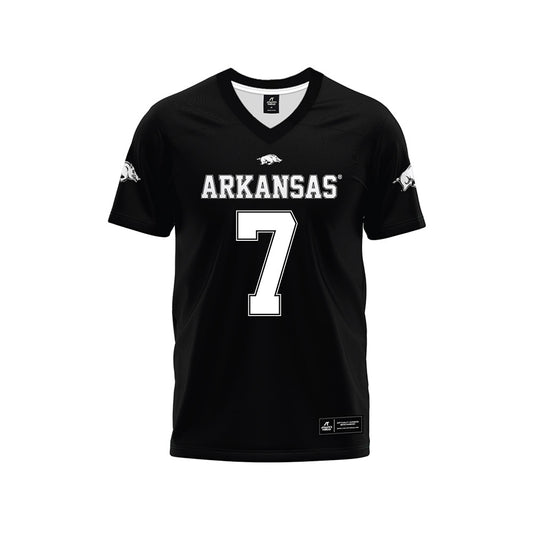 Arkansas - NCAA Football : Kenneth Jackson - Black Premium Football Jersey-0