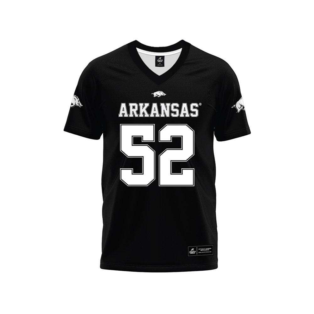 Arkansas - NCAA Football : Donovan Whitten - Black Premium Football Jersey