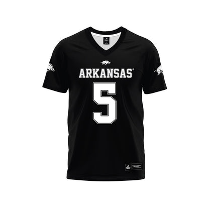 Arkansas - NCAA Football : Cameron Ball - Black Premium Football Jersey