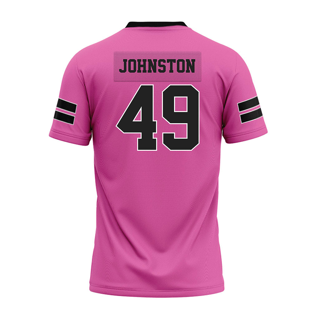 Arkansas - NCAA Football : Luke Johnston - Pink Premium Football Jersey