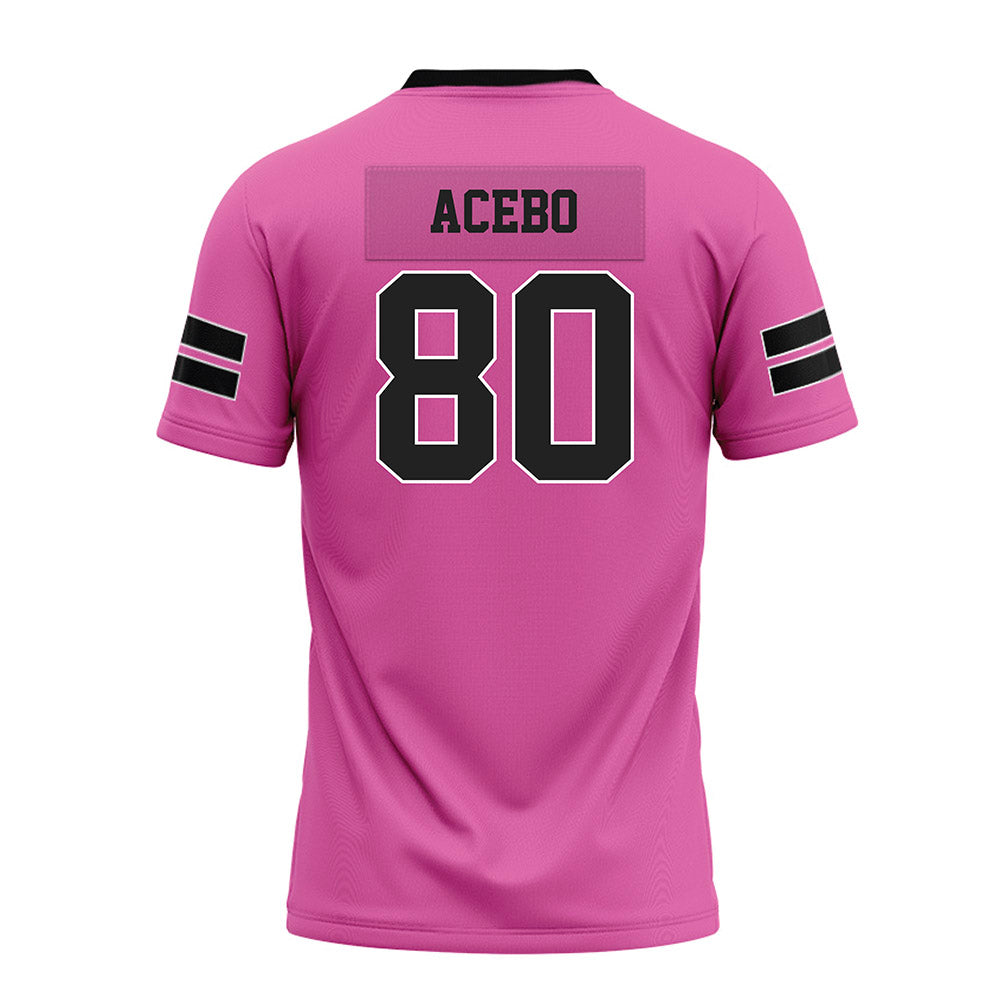 Arkansas - NCAA Football : Rykar Acebo - Pink Premium Football Jersey-1